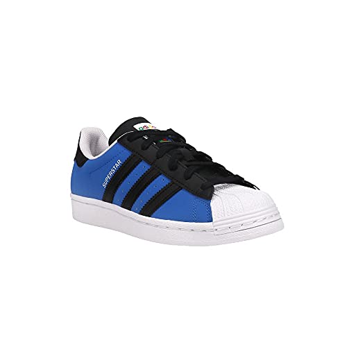 adidas Kids Boys Superstar Lace Up Sneakers Shoes Casual - Blue - Size 4 M