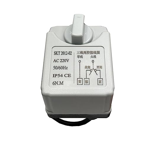 Actuador de válvula de bola con interruptor manual de 24VDC para evitar cortes de agua 4