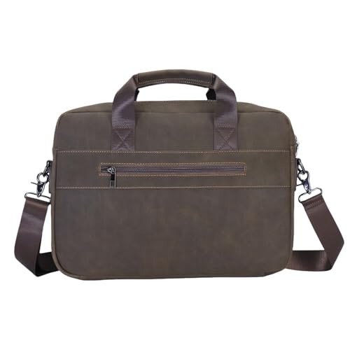 Maletín vintage para laptop 14" a 15.6" para hombre miniatura 5