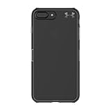 Under Armour UA Protect Verge Case for iPhone 8 Plus & iPhone 7 Plus - Translucent Smoke/Black/Black Metallic Logo