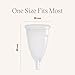 DIVA Cup - Medical Grade Silicone Cup for Period Care - Reusable Menstrual Cup - Up to 12 Hours of Continuous Wear - Model 0 (For Slim Vaginal Canals & First-Time Users)