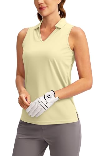 Polo de golf sans manches élégant pour vos journées sur le green