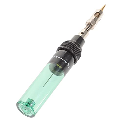 SEWACC 1Set Portable Soldering Iron Torch Gas Welding Tool for Electronics Vehicle Repair Includes Fine Angled Tips Cordless Welding Pen for Home Use