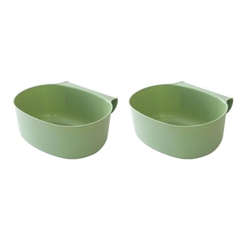 Canecas de basura colgantes rectangular verde 2 unidades