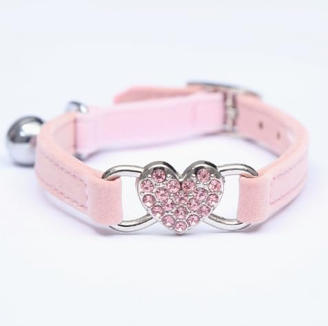 [Contenuto Del Prodotto] Otterrai 2 Collari Per Gattini.La Dimensione È Di 1 * 28 Cm E I Colori Sono Rosso E Rosa, Adatti Per I Gattini E L'Uso Quotidiano.