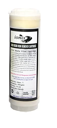 Image of IONIX Birm Water Filter | Iron Guard | Pre Filter Remove Iron - Use All Purifiers, 1 Piece, White