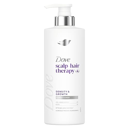 Dove scalp + hair therapy Density & Growth Conditioner hair care with Amino Complex Zinc and Biotin for up to 90% less hair fall 400 ml