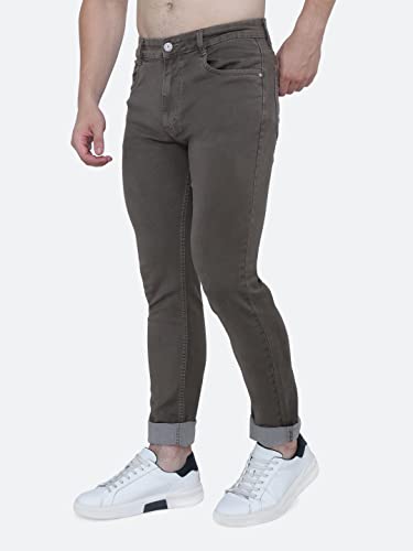 Image of Strechable Denim Regular Fit Mid Waist Light Weight Soft Feel Stretchable Denim Jeans Pant for Men