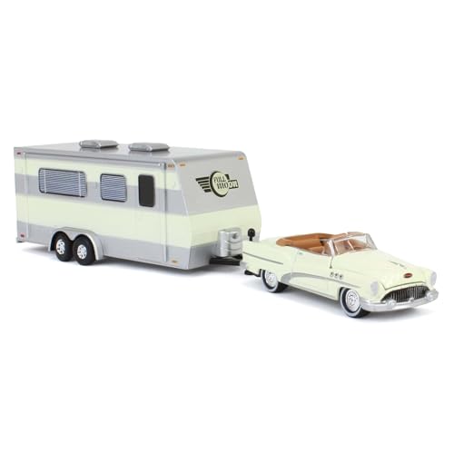 Johnny Lightning 1:64 1953 Buick Super con Remolque miniatura 2