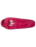 Praktischer Lieferumfang – Jack Wolfskin GROW UP KIDS, Mini Schlafsack mit zusätzlicher Füllung im Fußbereich aus Polyester, Farbe: Azalea Red, Größe: Left
