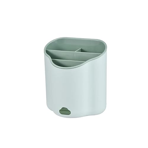 ETRAVEL 箸立て 水切り カトラリースタンド 箸入れ キッチンツールスタンド 箸スタンド おしゃれ シンプル 北欧 台所収納 (グリーン)