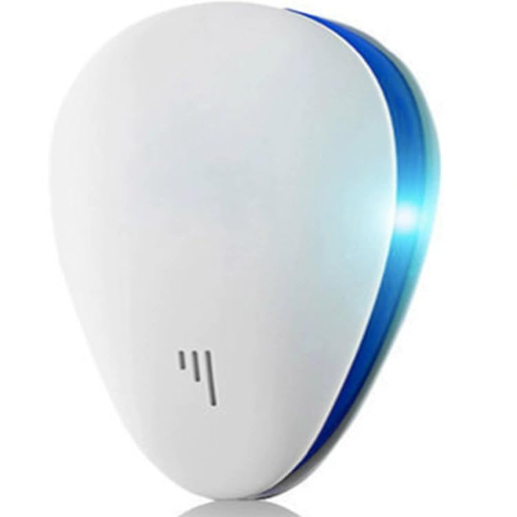 British Lux Repel Lab Ultrasonic Pest Repeller - Rodent & Insect Repellent for Home, Office, Warehouse - Effective, Safe & Chemical-Free Pest Control (White,1PCS)