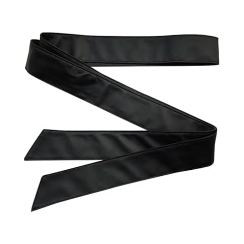 JIHUOO 180cm PU Leather Obi Belt Cover