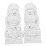 Détails : les statues sont fabriquées avec une attention méticuleuse aux détails, ce qui les rend réalistes et réalistes, chiens fu faits à la main, statue de jardin
