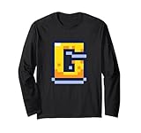 Pixel Video Game Letter G Name Initial Monogram