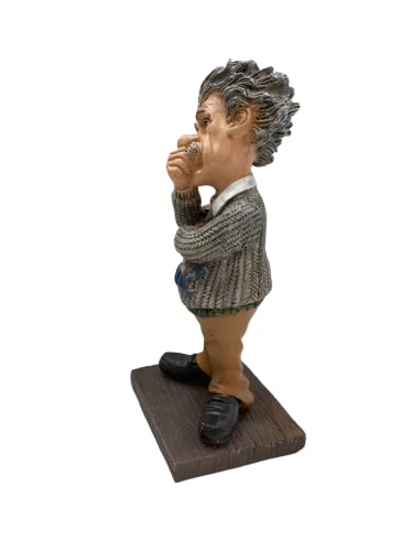 Image of AUGEN Polyresin Albert Einestine Idol Statue Showpiece for Home Decor Decoration and Gifting (1 Piece, 6723B-B)