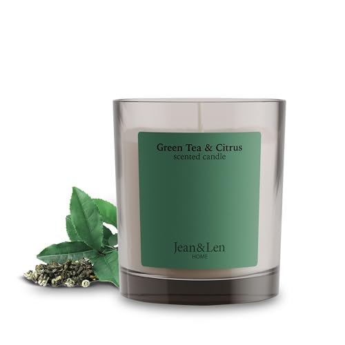 Jean & Len Scented Candle Green Tea & Citrus, hergestellt mit...
