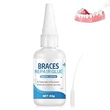 Cemento Dentale Definitivo, Cemento per Denti, Colla per Denti, Riempimento di Fessure, As...