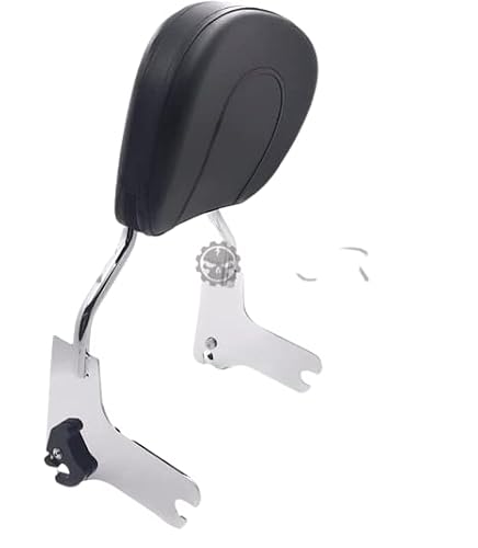 HTTMT SBB06- Detachable Backrest Sissy Bar Compatible with 97-08 Harley Touring Electra Glide Road Glide