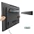 No Drill Drywall TV Mount, No Stud TV Wall Mount for Most Brand 22-55 Inch TVs up to 100 lbs, Easy Install No Stud Studless TVs Wall Mount, Include All Hardware- Level Bubble Meter