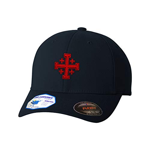 Gorra Flexfit Baseball Cap con bordado Cruz Jerusalem miniatura 1