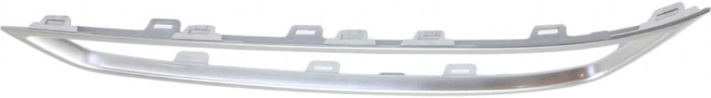 For Acura MDX 2010 2011 2012 2013 Bumper Cover Grille Molding Driver and Passenger Side | Pair | Front | Made Of Plastic | Replacement For AC1038111, AC1039111 | 615343558363, 615343948515