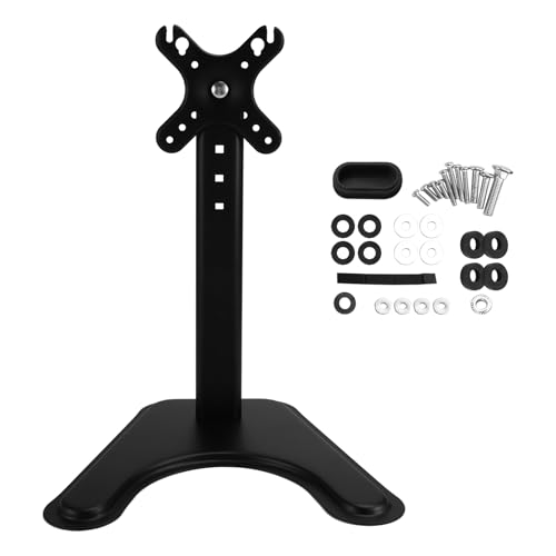 Soporte de monitor de 14 a 32 pulgadas con brazo ajustable y base grande para escritorio 1