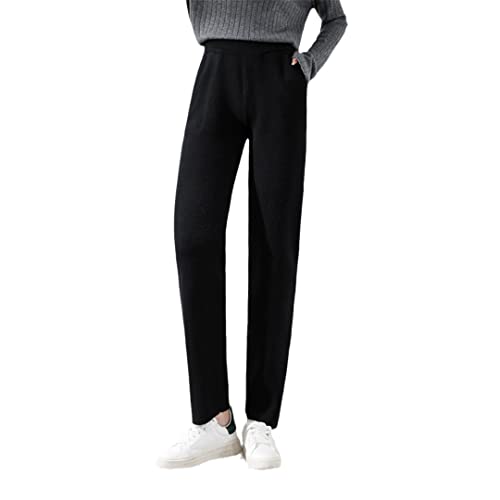 Pantalon cachemire épais crayon femme pour ne plus jamais avoir froid en hiver