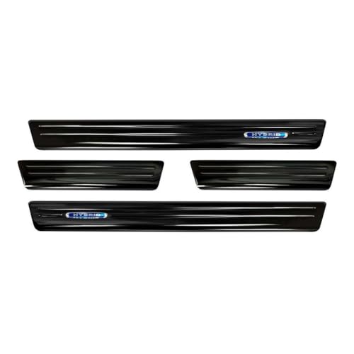 Seuils de portes inoxydable noir Peugeot 508 II Sedan protection intégrale