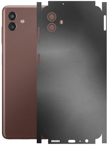 Image of AtOdds - Full Body Back Screen Guard Protector Film - Lamination Wrap Skin Sticker Compatible with Samsung Galaxy M13 (5G) | Scratchproof Matte Finish (Metallic Grey)