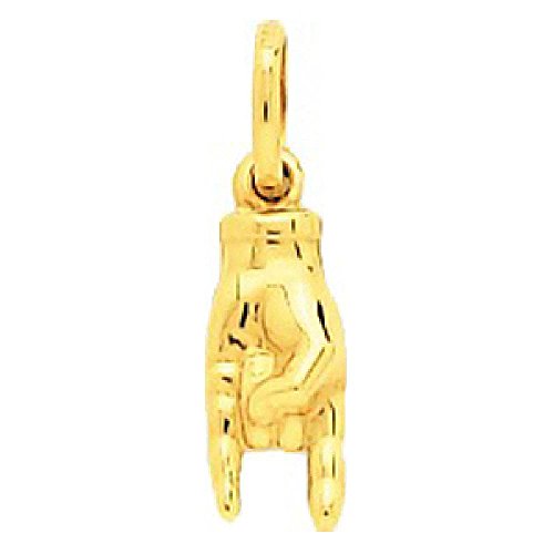So Chic Joyas© colgante mano italiana la suerte (oro amarillo 750/000 (18 quilates)