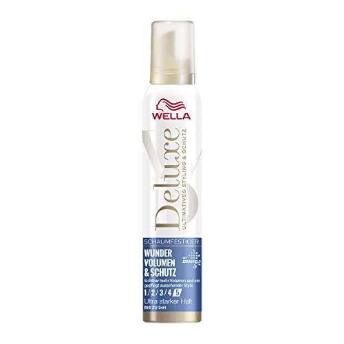 WELLA Deluxe Schaumfestiger Wunder Volumen und Schutz ultra stark 200 ml