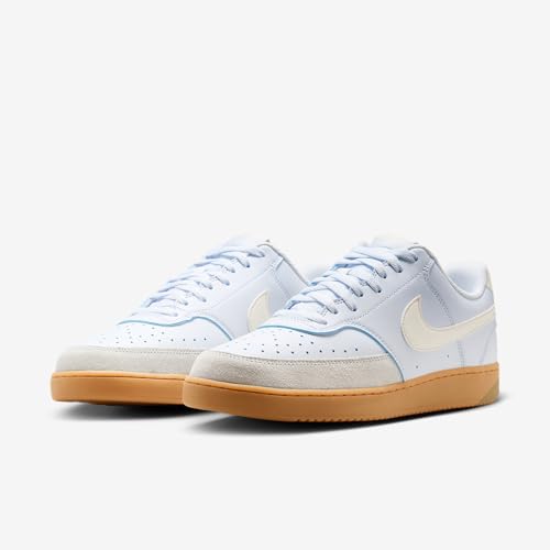 Nike Nike Men's Court Vision Low Football Grey/Pale Ivory/Gum Light Brown 9 Medium