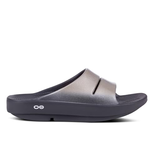 Oofos Women's OOahh Luxe Slide Sandals (8 M US, Latte Luxe)