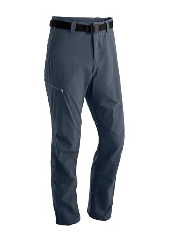 Maier Sports Nil, Herren Wanderhose, Wasserabweisende Outdoorhose für Trekking und Hiking, PFC-frei, mSTRETCH pro 4 & Dryprotec, Rollup-Funktion, Grau, 46 (W30/L31)