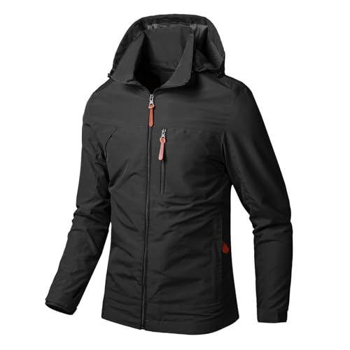 Chaqueta impermeable para hombre con capucha miniatura 4