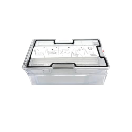 Dust Container Accessory, Compatible for Roborock S7/S7 MaxV/S7 Pro/S7 Max Ultra, Robot Vacuum Cleaner Accessory Dust Container Filter.