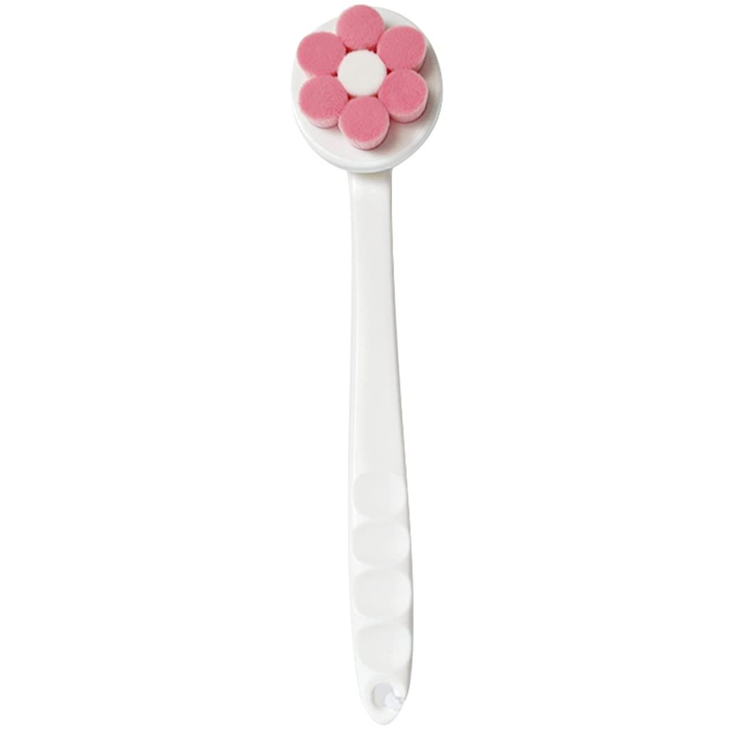Cepillo para la Espalda Cepillo para el Cuerpo de Doble propósito Desmontable con Mango Largo, Cepillo para baño con Mango Antideslizante ergonómico ABS, cerdas Suaves de Fibra sintética (C