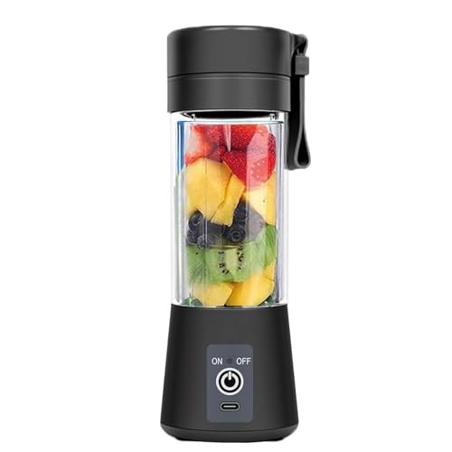 Portable Blender,380Ml Mini Blender Smoothies Shakes,Personal Blender With Rechargeable Usb Type-C,6 Blades 3D Superb Mixing For Home/Office/Gym,Outdoor - 11