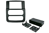 Scosche CR1299DDB Compatible with 2002-05 Dodge Ram ISO Double Din Dash Kit Black