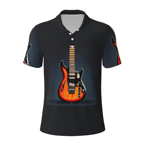 Polo guitares électriques respirant et confortable pour l'été