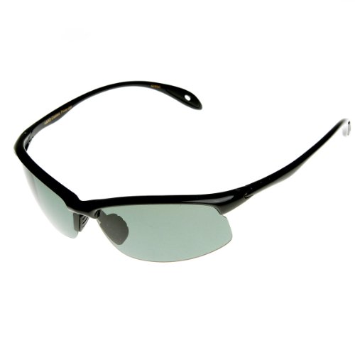 zeroUV Polarized Half Frame Lightweight Action Sports Sunglasses