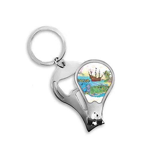 Coupe-ongles pieds souvenir Mexique Cancun motif Temple Maya original