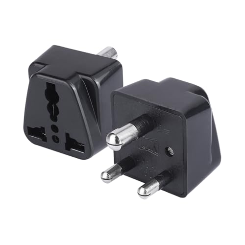 Image of MX 5A 250V Universal Conversion Plug India to South Africa Adapter 3-Pin Adapter Ideal for Homes, Offices, Hotels, and Travel use in India & South Africa Pack of 1 | 3-Pin Converter Plug