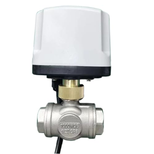 Válvula de bola motorizada DN15 de acero inoxidable para automatizar sistemas de riego domésticos 3