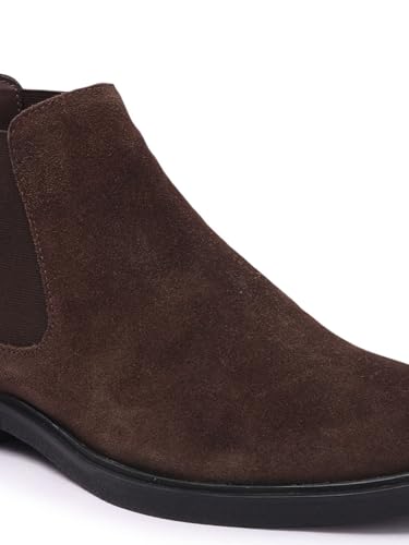 Image of Carlton London Men's Chelsea Slip-On Round Toe Comfortable Boot