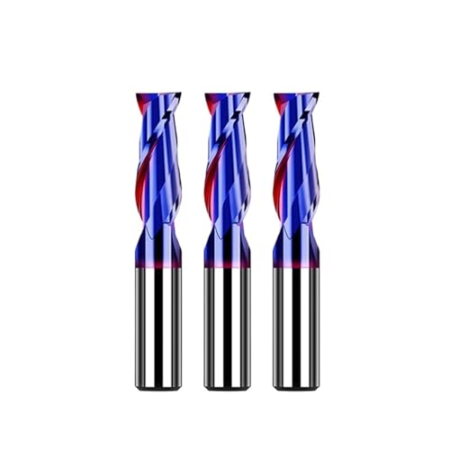 Fraise en carbure HRC65 2 flûtes plate D10 pour acier