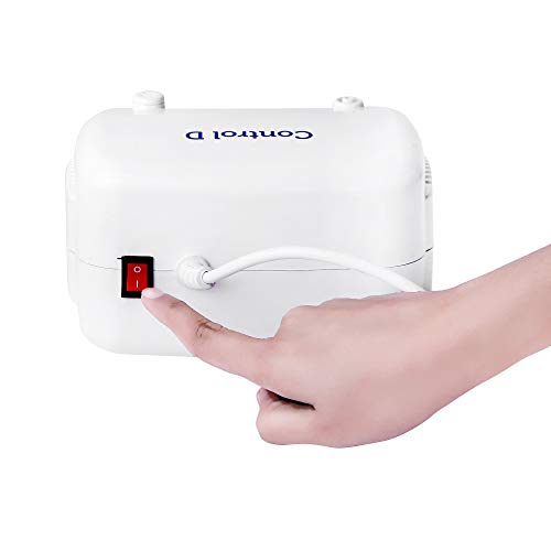 Control D White Compressor Complete Kit Nebulizer with Child and Adult Mask Kit