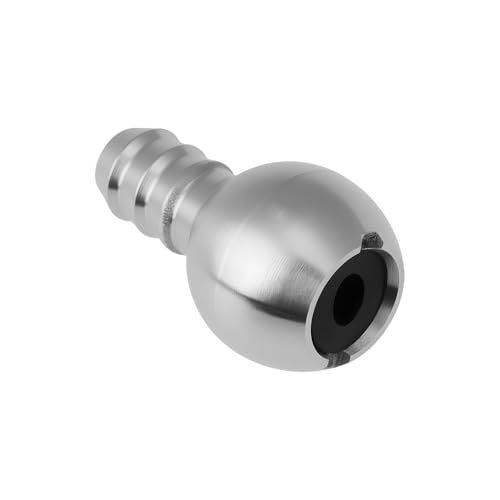 eMagTech 1 x 7 mm SUS304 Edelstahl-PA-Schaum-Sieb, Saugperle, Strohhalmkugel für Schaumkrüge, Hochdruckfilter