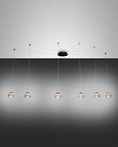 Suspension Arabella LED pour une table de salle à manger chaleureuse